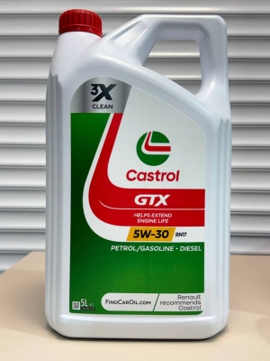 Моторное масло CASTROL GTX 5W30 RN17 5л 15F6E5