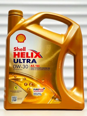 Масло моторное SHELL HELIX ULTRA A5 B5 0W-30 4L 550046685