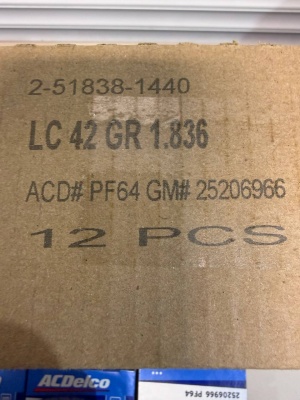 Фильтр масляный Chevrolet Equinox, GMC TERRAIN 1.5/2.0  PF64, 25206966 GM AcDelco