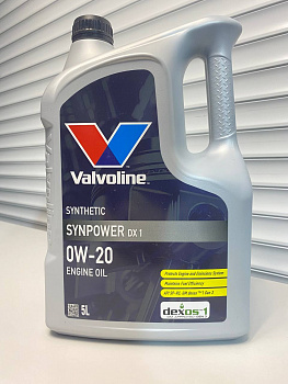 Моторное масло VALVOLINE SYNPOWER DX1 0W20 5л 896621