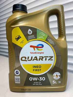 Моторное масло TOTAL QUARTZ INEO FIRST 0W-30 5л 213833, 183106