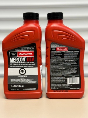 Трансмиссионное масло АКПП MOTORCRAFT ATF-ULV XT12QULV 1л