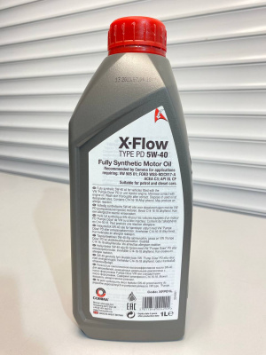 Моторное масло COMMA X-FLOW TYPE PD  5W40 1л XFPD1L