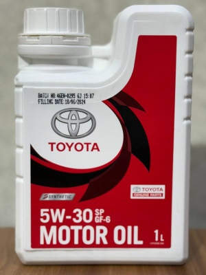 Моторное масло TOYOTA SP GF-6 5W-30 1л (пластик ОАЭ) 0888084131