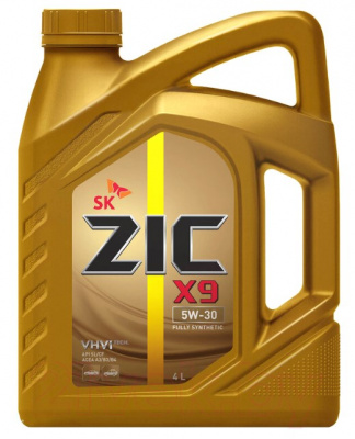 Моторное масло ZIC X9 FE 5W-30 4л 162615