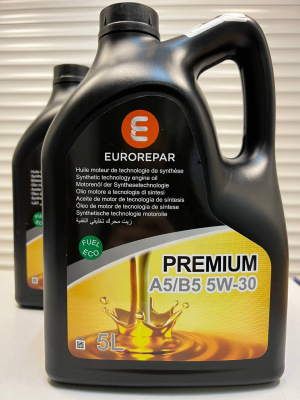 Моторное масло EUROREPAR PREMIUM A5/B5 5W30 5л 1635766180