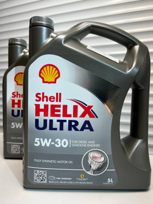 Моторное масло SHELL HELIX ULTRA 5W-30 5л 550040640