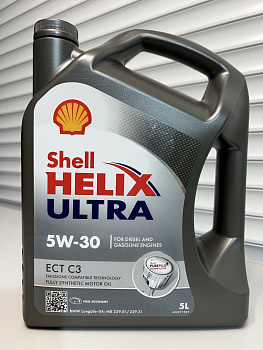 Моторное масло SHELL HELIX ULTRA ECT C3 5W-30 5л 600071883