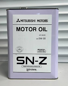 MITSUBISHI LUBROLENE SN-Z 5W30 API SN 4л MZ102731