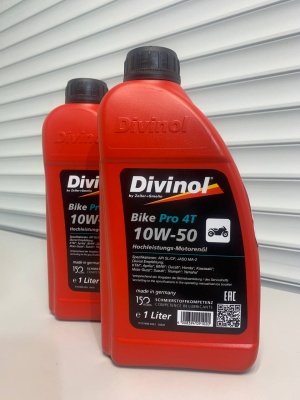 Моторное масло DIVINOL Bike Pro 4T 10W-50 1л 50020-C069