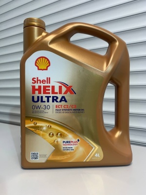 SHELL HELIX ULTRA ECT C2/C3 0W-30 4л 550046306
