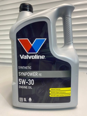 Моторное масло VALVOLINE SYNPOWER FE 5W30 5л 872552, 908767