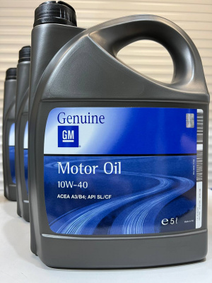 Моторное масло GM 10W-40 5л 93165216