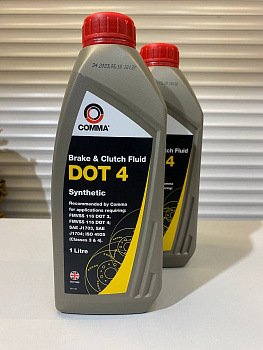 Жидкость тормозная COMMA DOT 4 1л BF41L