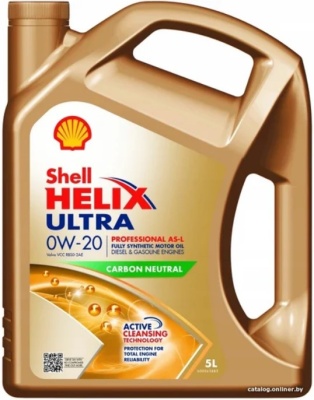 Моторное масло SHELL HELIX ULTRA Professional AS-L 0W-20 5л 550055736