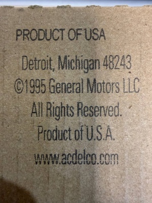 Фильтр масляный Chevrolet Equinox, GMC TERRAIN 1.5/2.0  PF64, 25206966 GM AcDelco