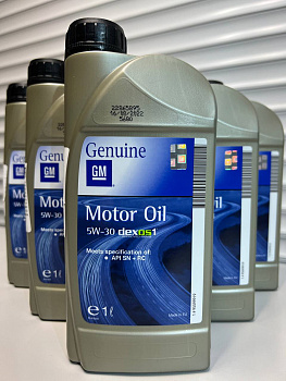 Моторное масло GM 5W-30 dexos1 1л 95599919