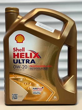 Моторное масло SHELL HELIX ULTRA Professional AO-L 0W-20 5л 550069004