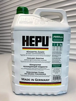 HEPU Антифриз (концентрат) 5л зеленый P999GRN005