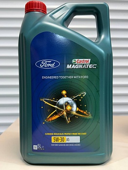 Моторне масло CASTROL Magnatec A5 5W-30 Ford 5л 15D5E8, 15F60F, 15D5E9