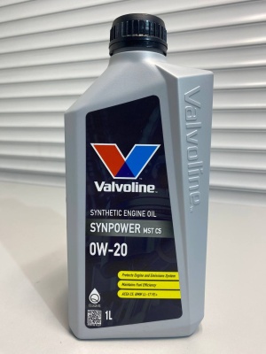 Моторное масло VALVOLINE SYNPOWER MST C5 0W20 1л 886742, 907861