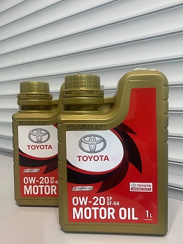 Моторное масло TOYOTA Motor Oil 0W20 SP GF-6A 1л 0888084356