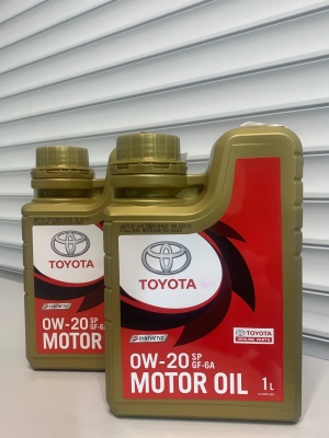 Моторное масло TOYOTA Motor Oil 0W20 SP GF-6A 1л 0888084356