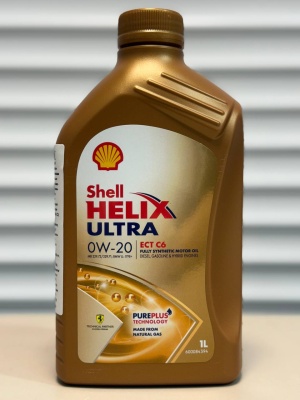 Моторное масло SHELL HELIX ULTRA ECT C6 0W-20 1L 550074666