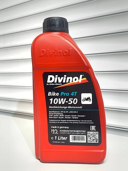 Моторное масло DIVINOL Bike Racer 4T 10W-40 1л 49550-C069
