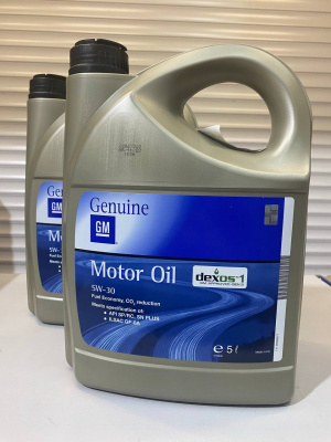 Моторное масло GM 5W-30 dexos1 5л 95599877