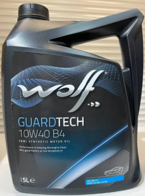 Моторное масло WOLF Guardtech B4 10W-40 5л 23127/5