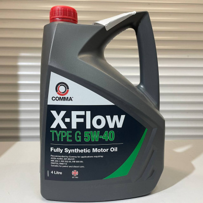 Моторное масло COMMA 5W40 X-FLOW TYPE G 4л XFG4L