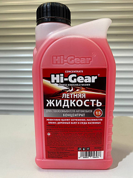 HI-GEAR Жидкость стеклоомывателя летняя 1л летняя, концентрат (1:5)