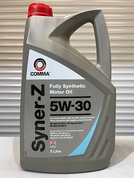 Моторное масло COMMA 5W-30 Syner-Z 5л SYZ5L
