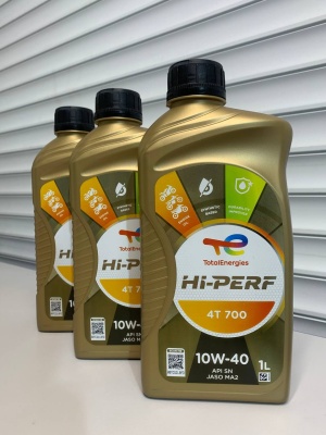 Моторное масло TOTAL HI-PERF 4T SPORT 10W-40 1л 215734