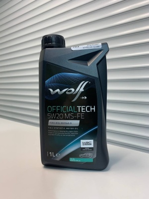 Моторное масло WOLF OfficialTech 5W-20 MS-FE 1л 65612/1