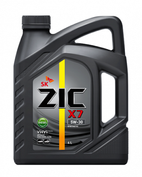 Моторное масло ZIC X7 DIESEL 5W-30 4л 162610