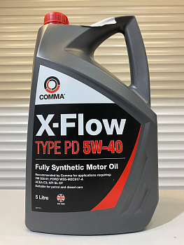 Моторное масло COMMA X-FLOW TYPE PD  5W40 5л XFPD5L