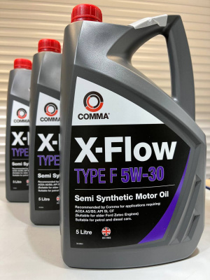 Моторное масло COMMA 5W-30 X-FLOW TYPE F 5л XFF5L