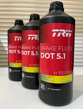 Жидкость тормозная TRW DOT 5.1, 1л PFB501SE