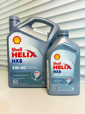 Моторное масло SHELL HELIX  5W40 HX8 5л(4л+1л) 5011987074897