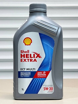 Моторное масло SHELL HELIX ULTRA ECT Multi 5W-30 1л 550077641