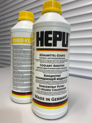 HEPU Антифриз (концентрат) 1,5л желтый